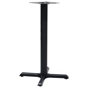 vidaXL Bistrop&ouml;yd&auml;n jalka musta 56x56x72 cm valurauta