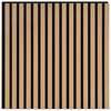 vidaXL Sein&auml;paneelit 8 kpl 60,5 x 60 cm Luonnollinen