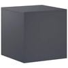 vidaXL Kasviteline Antrasiitti 40 x 40 x 40 cm Ruostumaton ter&auml;s