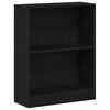 vidaXL Kirjahylly 60 x 24 x 76 cm Tekninen puu Musta tammi.