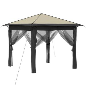 vidaXL Gazebo 4 Sivusein&auml;ll&auml; 2,6 x 2,6 m