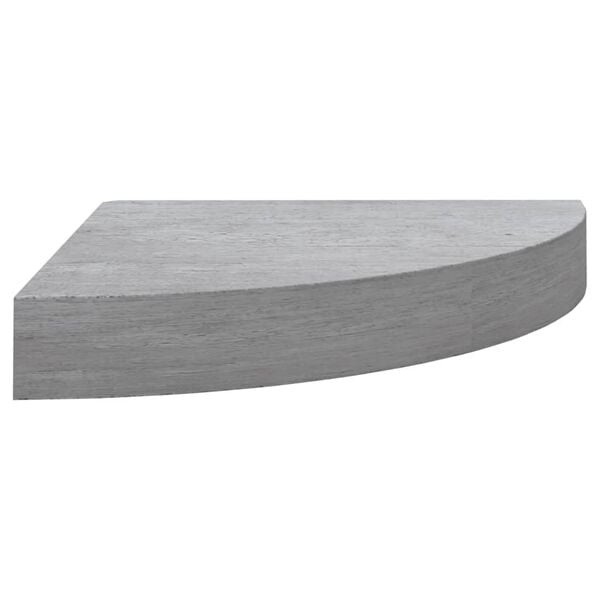 vidaXL Sein&auml;kulmahyllyt 4 kpl betoninharmaa 25x25x3,8 cm MDF