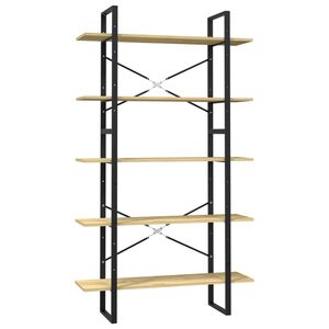 vidaXL 5-tasoinen Kirjahylly 100x30x175 cm m&auml;nty