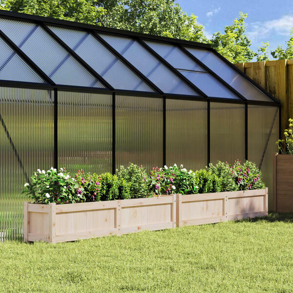 vidaXL Ulkokukkalaatikot 2 kpl täysi mänty