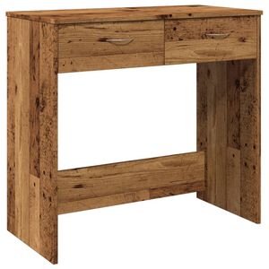 vidaXL Ty&ouml;p&ouml;yt&auml; musta 80x40x75 cm lastulevy
