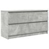 vidaXL TV-taso betoninharmaa 100x35x54 cm tekninen puu