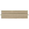 vidaXL Sein&auml;hyllyt 4 kpl Sonoma-tammi 60x11,5x18 cm lastulevy