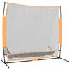 vidaXL Golf harjoitusverkko musta ja oranssi 215x107x216 cm polyesteri