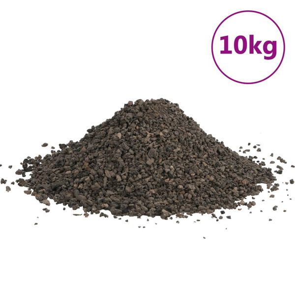 vidaXL Basalttisora 10 kg musta 3-5 mm