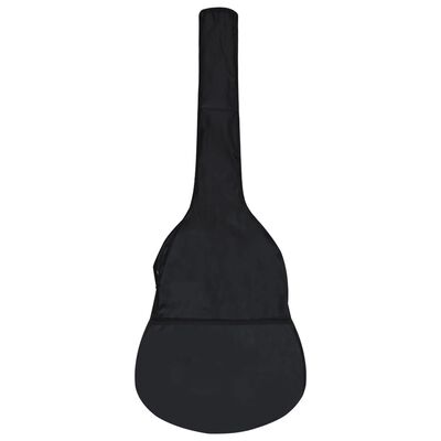 vidaXL Kitaralaukku 1/2 klassiselle kitaralle musta 94x35 cm kangas