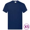 vidaXL Paita 5 pcs Sininen 5XL Puuvilla
