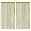 vidaXL String-verhot 2 kpl 100x250 cm Vihre&auml;