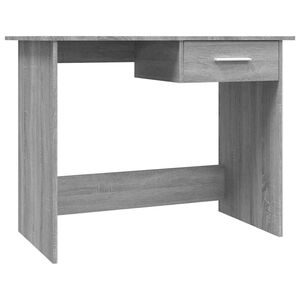 vidaXL Ty&ouml;p&ouml;yt&auml; harmaa Sonoma 100x50x76 cm tekninen puu