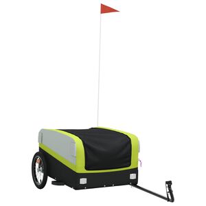 vidaXL Polkupy&ouml;r&auml;n per&auml;k&auml;rry musta ja vihre&auml; 45 kg rauta