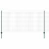 vidaXL Euroaita with Post 10 x 1,2 m PVC-pinnoitettu ter&auml;s Vihre&auml;
