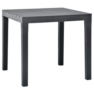 vidaXL Puutarhap&ouml;yt&auml; antrasiitti 78x78x72 cm muovi