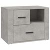 vidaXL Y&ouml;p&ouml;yt&auml; betoninharmaa 60x36x45 cm tekninen puu