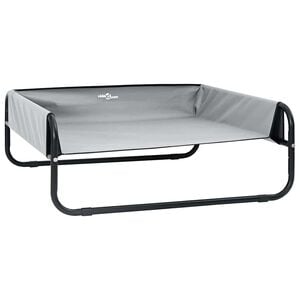 vidaXL Koiran Peti Vaaleanharmaa 57 x 57 x 24 cm Ter&auml;s