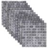 vidaXL Mosaiikkilaatat Harmaa 30 x 30 cm Marmori