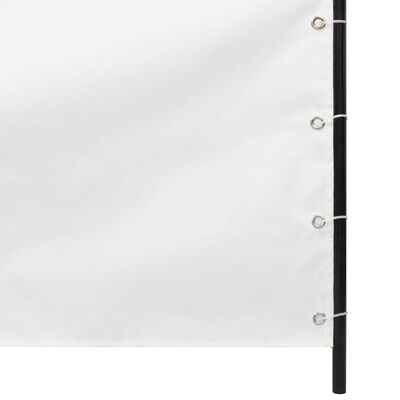 vidaXL Parvekkeen suoja valkoinen 160x240 cm Oxford kangas