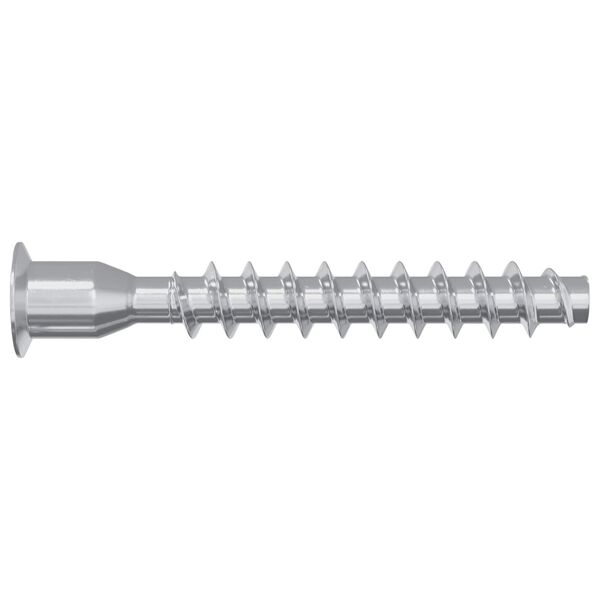 vidaXL Confirmat-ruuvit 2 pcs Hopea &Oslash;7 x 50 mm Metalli