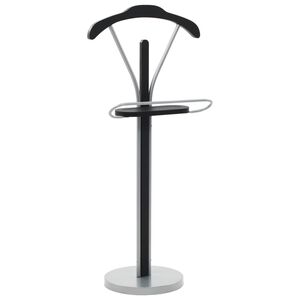 vidaXL Pukuteline 45x35x107 cm musta ja harmaa