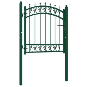 vidaXL Aitaovet EMMEN 100 x 100 cm Jauhemaalattu ter&auml;s Lukittava