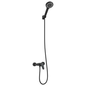 vidaXL Suihkup&auml;&auml;n sarja Musta G 1 / 2 tuumaa