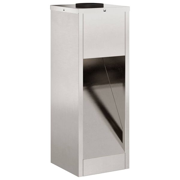 vidaXL Aurinkoinen LED-polkuvalo 2 pcs Hopea Ruostumaton ter&auml;s