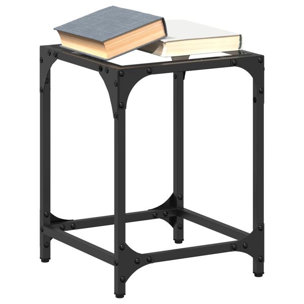 vidaXL Sohvap&ouml;yt&auml; l&auml;pin&auml;kyv&auml; lasinen p&ouml;yt&auml;levy 30x30x40 cm ter&auml;s