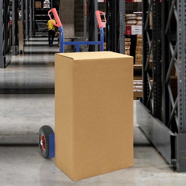 vidaXL Kärry Sininen ja punainen 57 x 46 x 113 cm Teräs