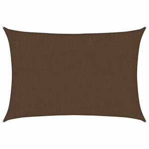 vidaXL Aurinkopurje 160 g/m&sup2; ruskea 2x2,5 m HDPE