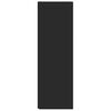 vidaXL Kulmakaappi musta 33x33x100 cm tekninen puu