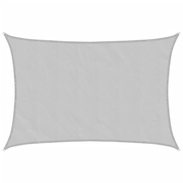 vidaXL Aurinkopurje vaaleanharmaa 5x3,5 m 100% Oxford polyesteri