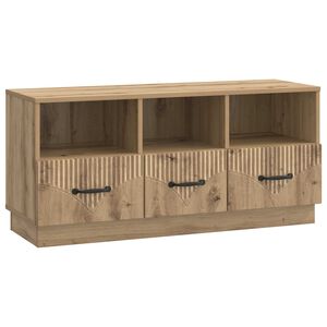 vidaXL TV-kaappi 102 x 34,5 x 47 cm Artisaanitammi Tekninen puu
