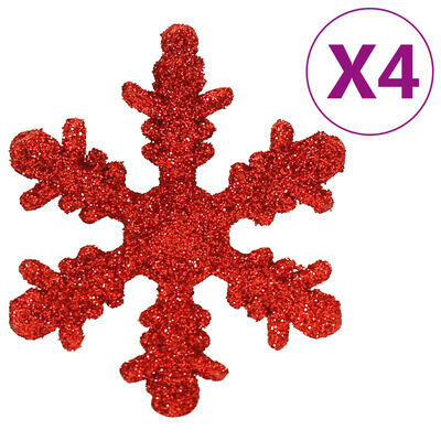 vidaXL 112-osainen Joulupallosarja punainen/vihreä/kulta polystyreeni