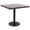 vidaXL Bistrop&ouml;yt&auml; tummanruskea 80x80 cm MDF