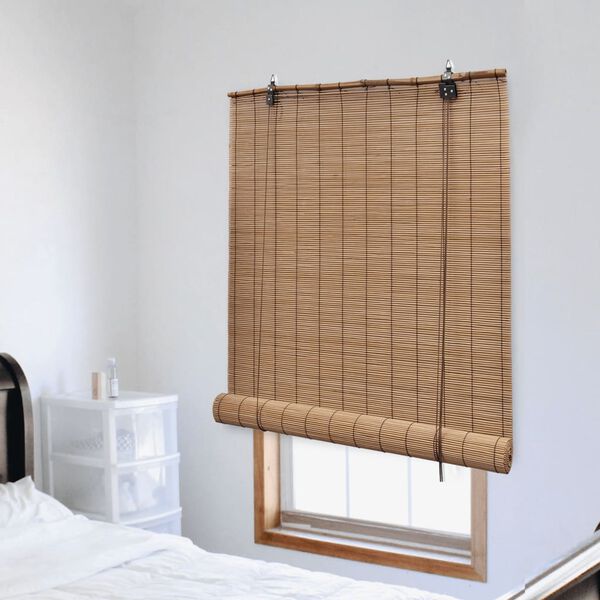 vidaXL Rullaverho bambu 150x160 cm ruskea