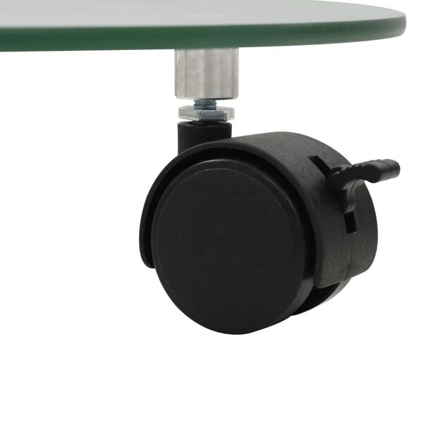 vidaXL Kasvirullakot 4 kpl 28 cm karkaistu lasi pyöreä