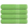 vidaXL Saunapyyhkeet FROGN 4 kpl omenanvihre&auml; 80x200 cm 360 gsm