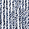 vidaXL Hy&ouml;nteisverho sininen, valkoinen ja hopea 90x220 cm Chenille