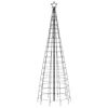 vidaXL LED joulukuusi piikeillä 570 kylmän valkoista LED-valoa 300 cm