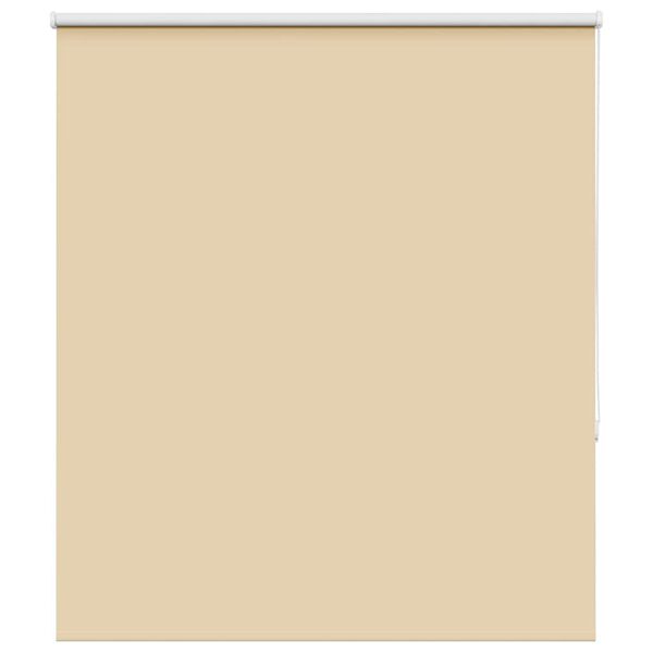 vidaXL Rullaverho Blackout Beige 140x130 cm Kankaan leveys 136,6 cm