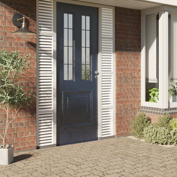 vidaXL Ikkunakalvo himme&auml; raitakuvio 90x500 cm PVC