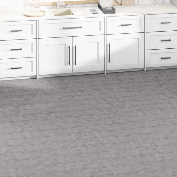 vidaXL Lattialankut 36 pcs Sementti ruskea 5,02 m&sup2; Polyvinyylikloridi