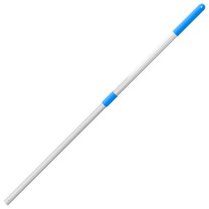 vidaXL Teleskooppinen talikon varsi hopea teräs