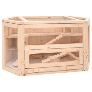 vidaXL Hamsterin h&auml;kki 80x40x43 cm t&auml;ysi kuusi