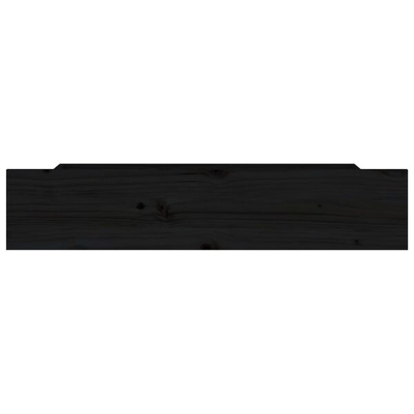 vidaXL S&auml;ngyn vetolaatikot 4 kpl musta t&auml;ysi m&auml;nty