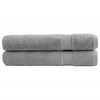 vidaXL Premium Pyyhkeet SOLUND 2 kpl harmaa 100x200 cm 600 gsm