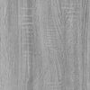 vidaXL CD-hylly harmaa Sonoma 100x23x89,5 cm tekninen puu